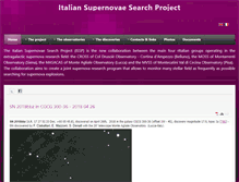 Tablet Screenshot of italiansupernovae.org